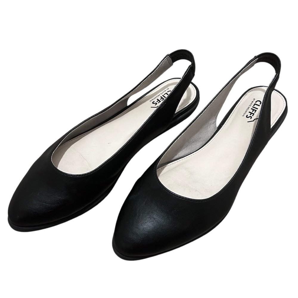 Cliff’s by White Mountain shoes sling back black women’s 8.5